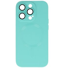 MagSafe Hoesje met Camera Beschermer voor iPhone 14 Pro Max Turquoise