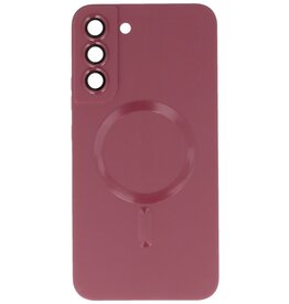 Coque MagSafe pour Samsung Galaxy S22 Marron