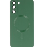 Coque MagSafe pour Samsung Galaxy S22 Vert Foncé