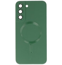 Coque MagSafe pour Samsung Galaxy S22 Vert Foncé