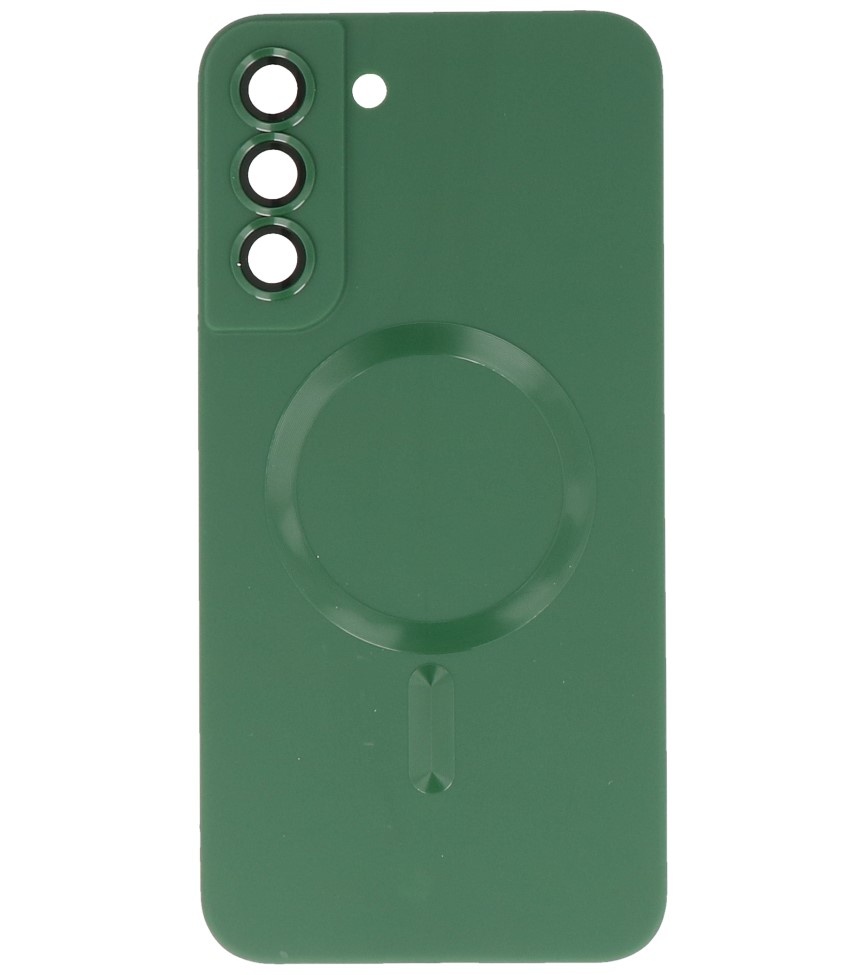 Coque MagSafe pour Samsung Galaxy S22 Vert Foncé