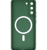 MagSafe Hülle für Samsung Galaxy S22 Dunkelgrün