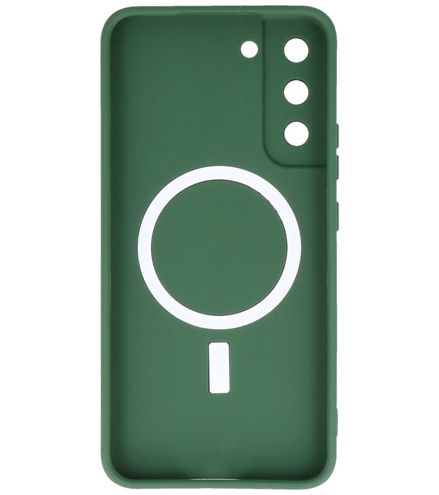 Custodia MagSafe per Samsung Galaxy S22 verde scuro