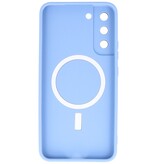 Custodia MagSafe per Samsung Galaxy S22 Plus blu