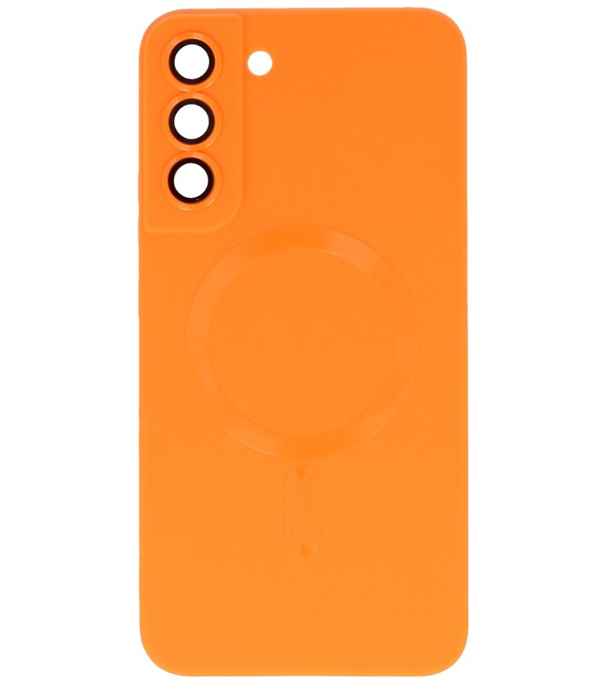 Coque MagSafe pour Samsung Galaxy S22 Plus Orange