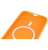 Coque MagSafe pour Samsung Galaxy S22 Plus Orange