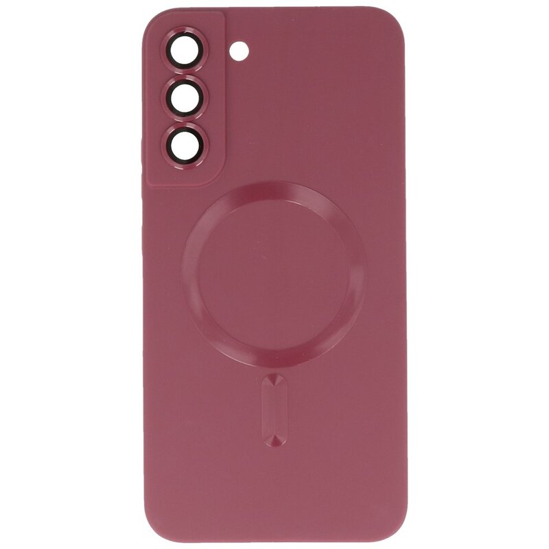 Coque MagSafe pour Samsung Galaxy S22 Plus Marron