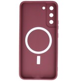 Coque MagSafe pour Samsung Galaxy S22 Plus Marron