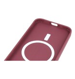 Custodia MagSafe per Samsung Galaxy S22 Plus marrone