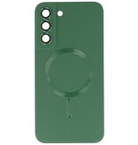 Funda MagSafe para Samsung Galaxy S22 Plus Verde Oscuro