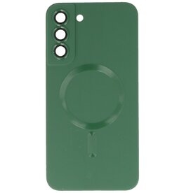 Coque MagSafe pour Samsung Galaxy S22 Plus Vert Foncé