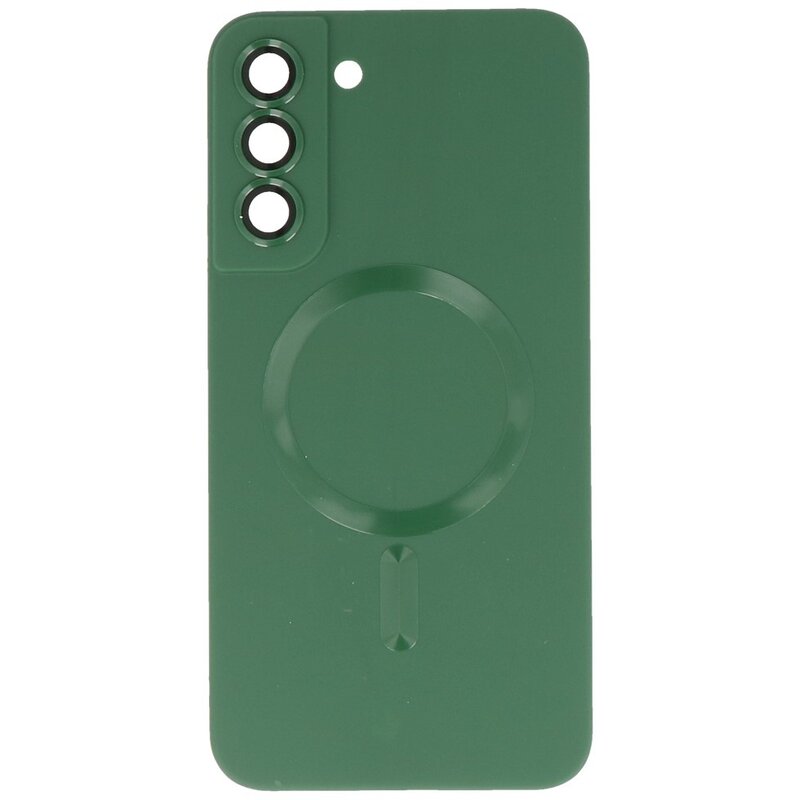 Custodia MagSafe per Samsung Galaxy S22 Plus verde scuro