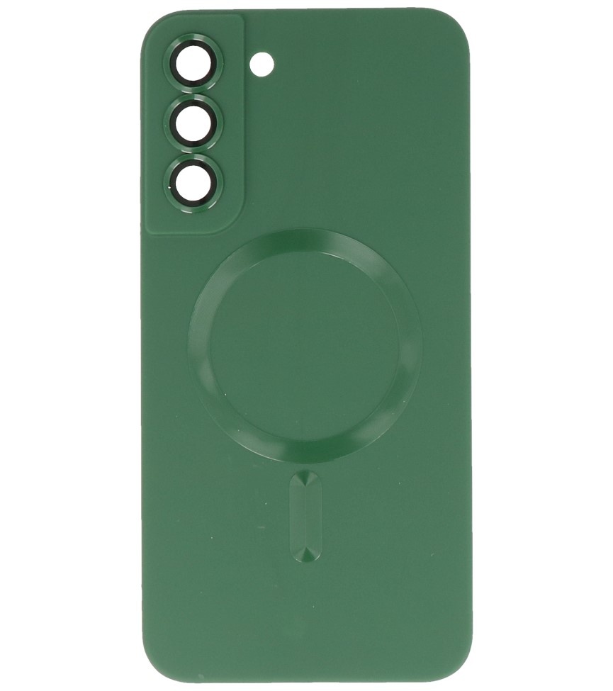 Custodia MagSafe per Samsung Galaxy S22 Plus verde scuro