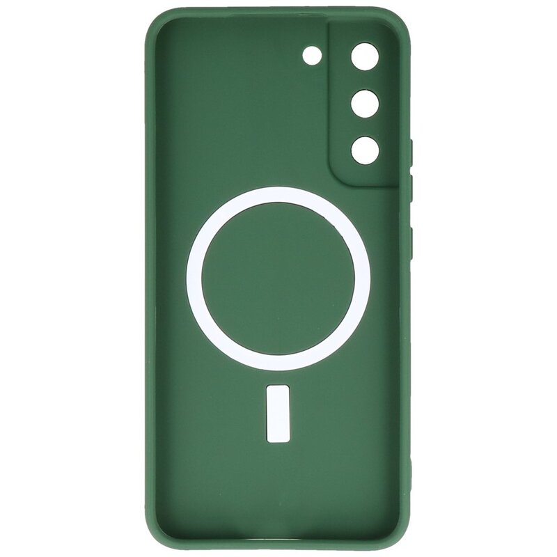 Funda MagSafe para Samsung Galaxy S22 Plus Verde Oscuro