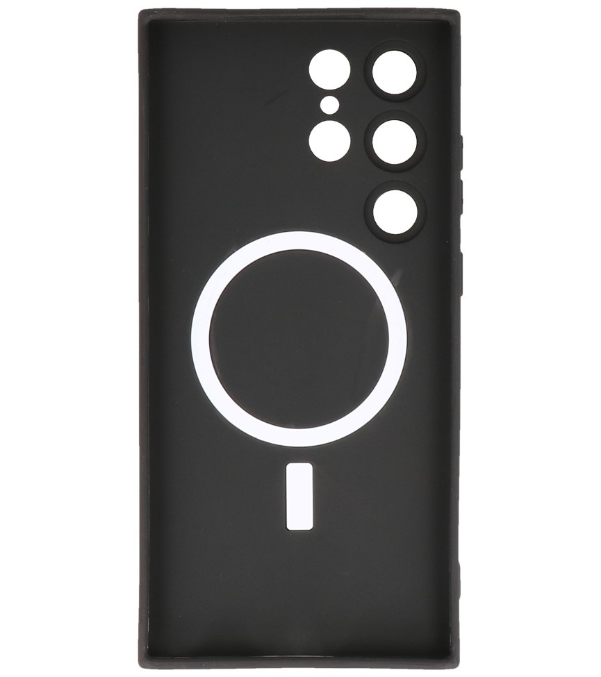 Coque MagSafe pour Samsung Galaxy S22 Ultra Noir