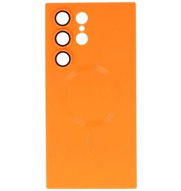 MagSafe-Hülle für Samsung Galaxy S22 Ultra Orange