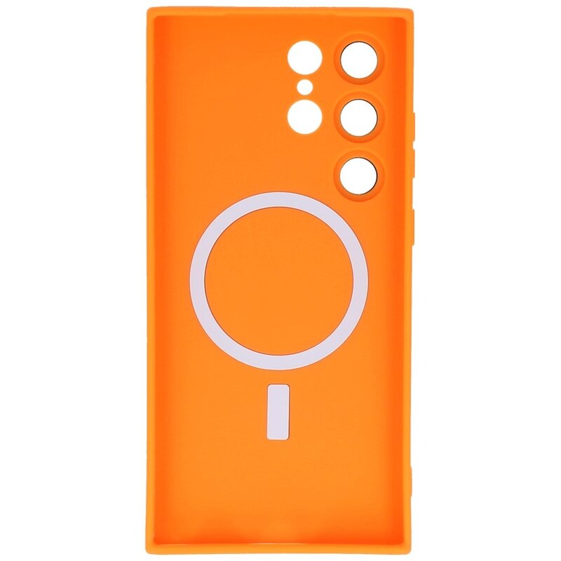 Funda MagSafe para Samsung Galaxy S22 Ultra Naranja