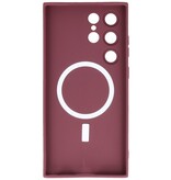 Funda MagSafe para Samsung Galaxy S22 Ultra Marrón