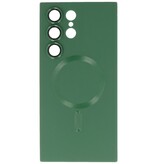 Funda MagSafe para Samsung Galaxy S22 Ultra Verde Oscuro