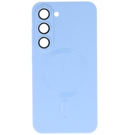 MagSafe Hoesje met Camera Beschermer voor Samsung Galaxy S23 Blauw