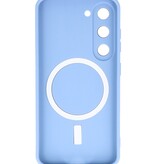 Coque MagSafe pour Samsung Galaxy S23 Bleu