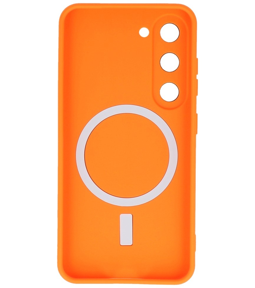 MagSafe-Hülle für Samsung Galaxy S23 Orange