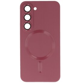 Coque MagSafe pour Samsung Galaxy S23 Marron