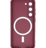 Coque MagSafe pour Samsung Galaxy S23 Marron