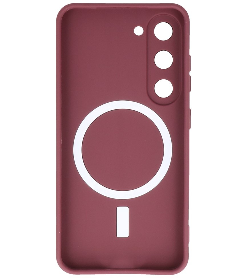 Coque MagSafe pour Samsung Galaxy S23 Marron