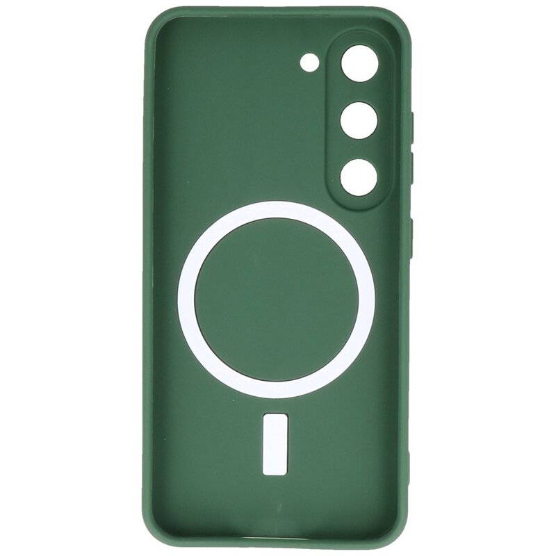 Coque MagSafe pour Samsung Galaxy S23 Vert Foncé