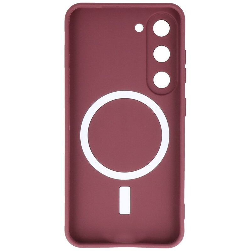 Coque MagSafe pour Samsung Galaxy S23 Plus Marron
