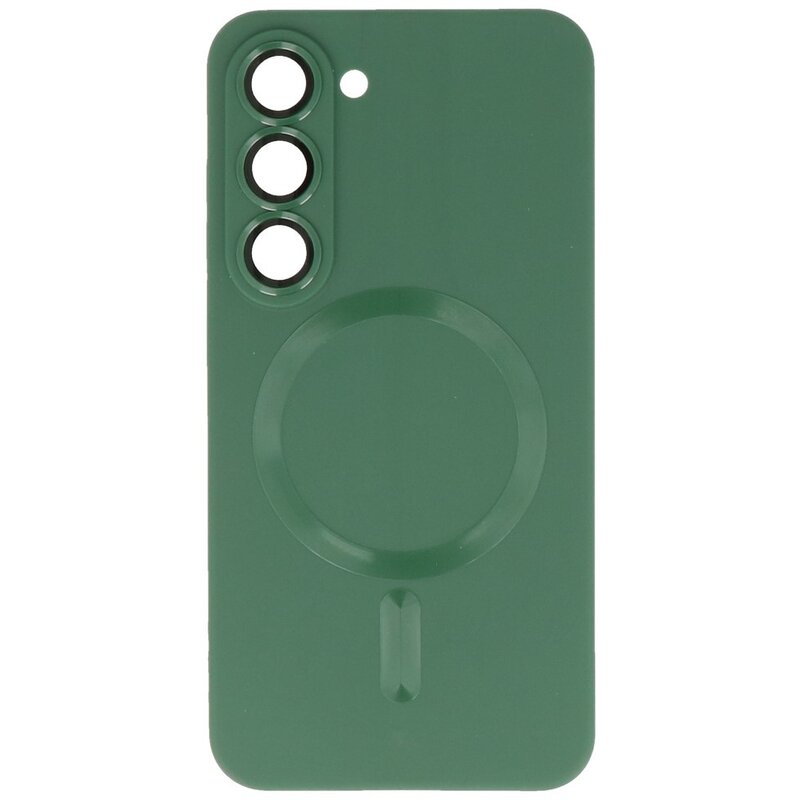 Coque MagSafe pour Samsung Galaxy S23 Plus Vert Foncé
