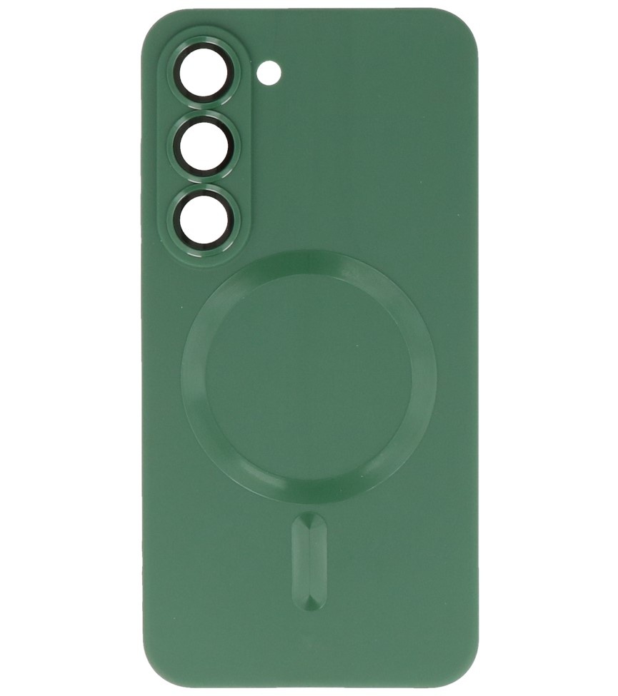 Funda MagSafe para Samsung Galaxy S23 Plus Verde Oscuro