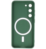 Coque MagSafe pour Samsung Galaxy S23 Plus Vert Foncé