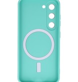 Coque MagSafe pour Samsung Galaxy S23 Plus Turquoise
