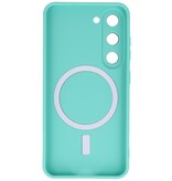 Coque MagSafe pour Samsung Galaxy S23 Plus Turquoise