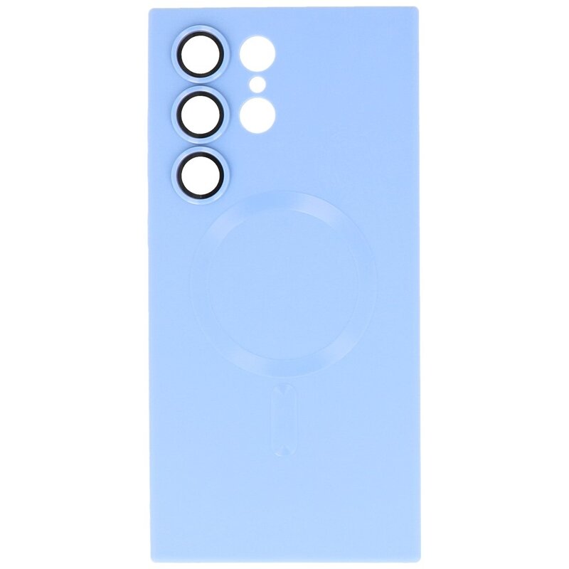 Coque MagSafe pour Samsung Galaxy S23 Ultra Bleu