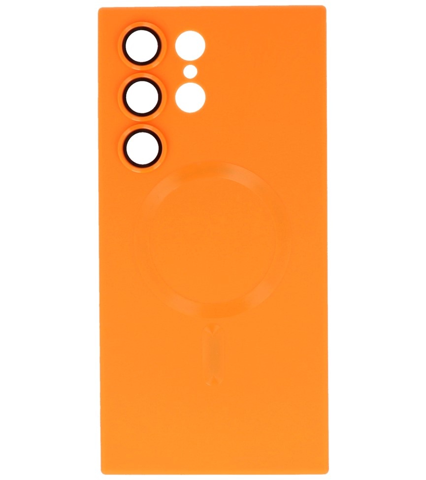 MagSafe-Hülle für Samsung Galaxy S23 Ultra Orange