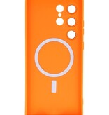 Funda MagSafe para Samsung Galaxy S23 Ultra Naranja