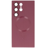 Coque MagSafe pour Samsung Galaxy S23 Ultra Marron