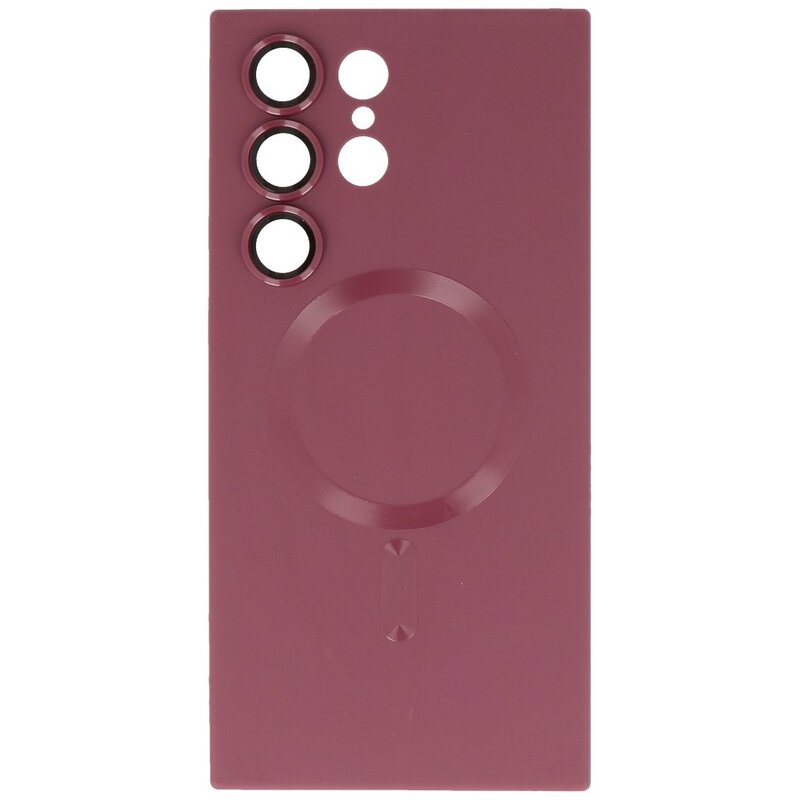 Coque MagSafe pour Samsung Galaxy S23 Ultra Marron