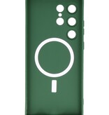 MagSafe etui til Samsung Galaxy S23 Ultra Dark Green