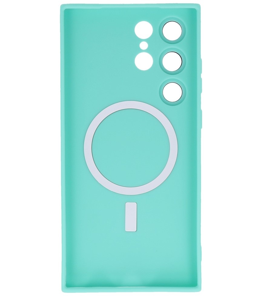 Coque MagSafe pour Samsung Galaxy S23 Ultra Turquoise