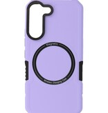 Estuche de carga magnética para Samsung Galaxy S21 FE Púrpura