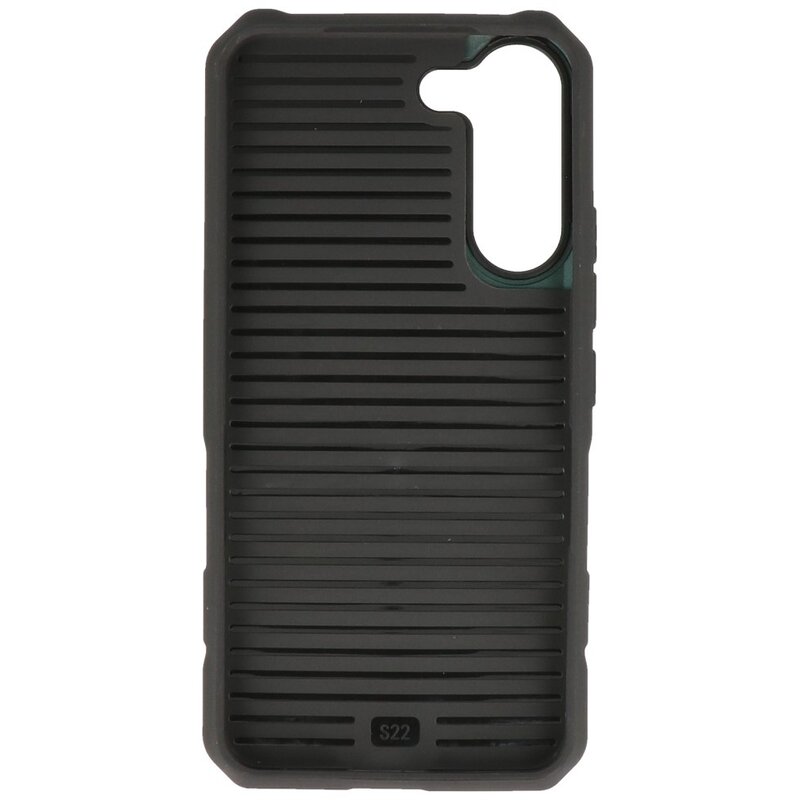 Magnetic Charging Case voor Samsung Galaxy S21 FE Donker Groen