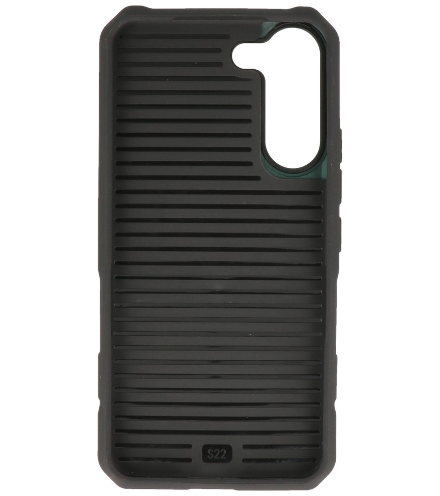 Coque de charge magnétique pour Samsung Galaxy S21 FE Vert foncé