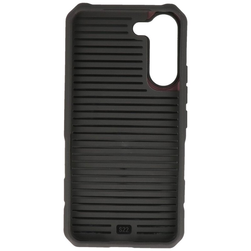 Magnetisk opladningsetui til Samsung Galaxy S21 FE Burgundy Red