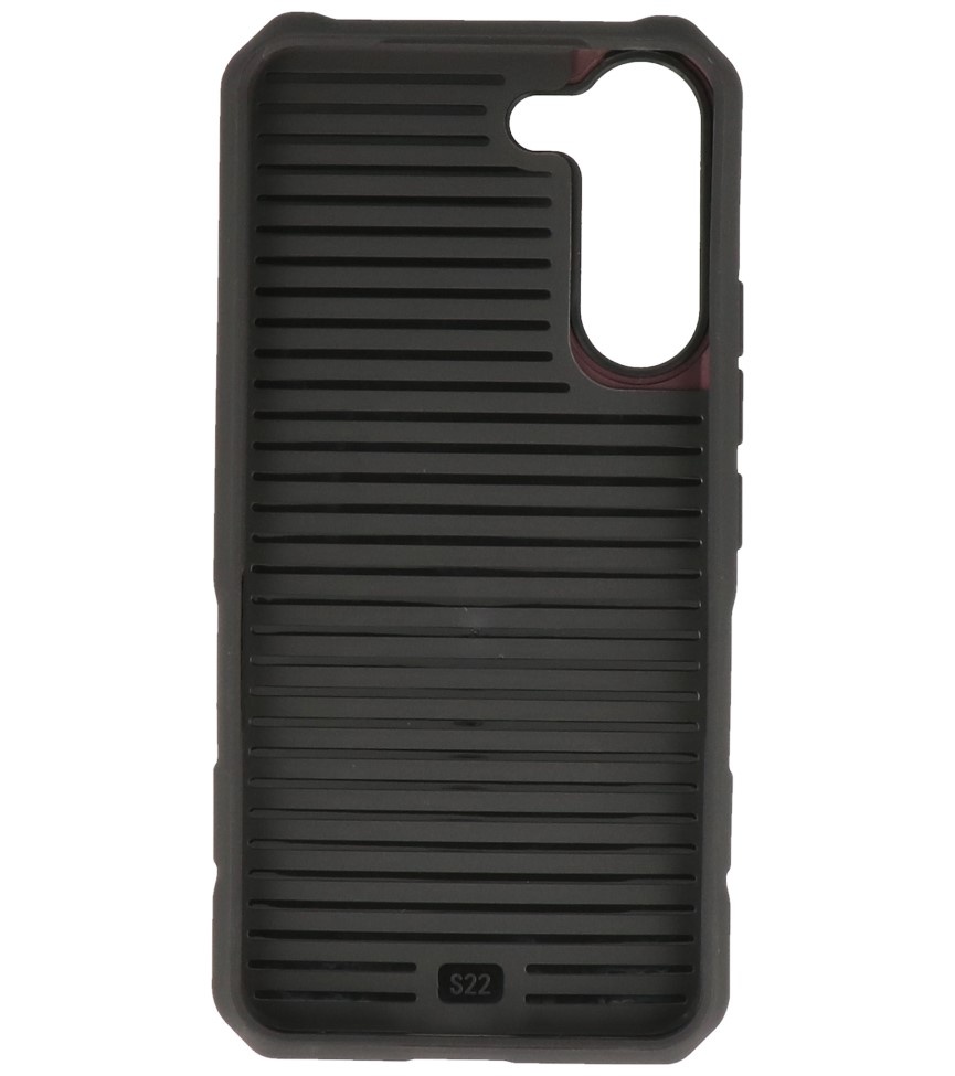 Coque de Charge Magnétique pour Samsung Galaxy S21 FE Rouge Bordeaux