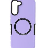 Coque de charge magnétique pour Samsung Galaxy S21 Plus Violet