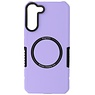 Custodia di ricarica magnetica per Samsung Galaxy S21 Plus viola